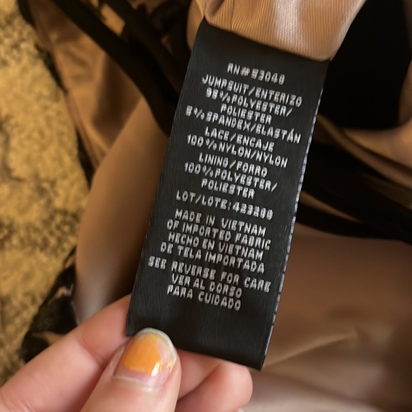 Black and Tan Elegant Jumpsuit - Picture 7 of 10